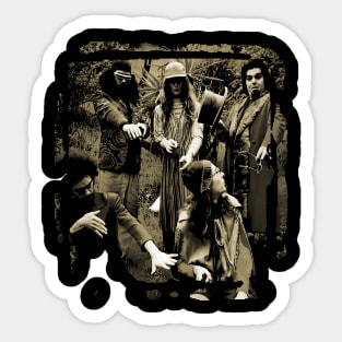 Captain Beefheart's Oddity Magics Band Nostalgia Tee Sticker